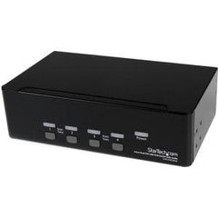 STARTECH 4 Port Dual DVI USB KVM Switch with Audio & USB 2.0 Hub