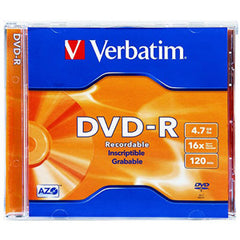 VERBATIM DVD-R 1pk Jewel Case