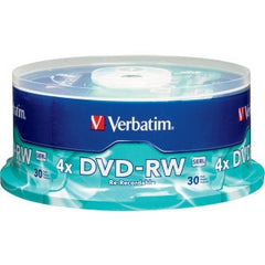 VERBATIM DVD-RW 30pk Spindle - 4.7GB 2x