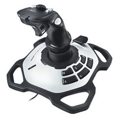 LOGITECH EXTREME 3D PRO JOYSTICK For PC/MAC advanced controls twist-handle 12 buttons 8-way hat switch rapid-fire trigger. 1 Year Limited Warranty