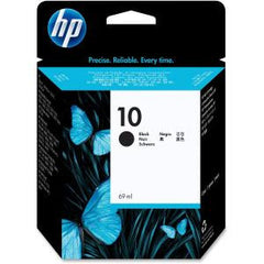 HP 10 BLACK INK CART C4844A