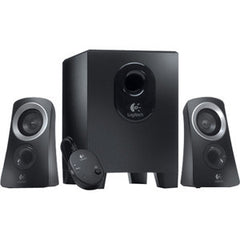 LOGITECH Z313 SPEAKERS 2.1 2.1 Stereo Speaker System: Compact Subwoofer. 25w RMS: control pod & room-filling sound .2 Years Limited Warranty