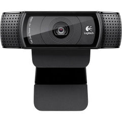 LOGITECH C920 HD PRO WEBCAM HD 720p video calling Full HD 1080p recording Carl Zeiss optics autofocus stereo mics H.264 encoding.