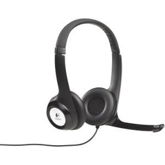 LOGITECH H390 STEREO USB HEADSET (R) USB PC Headset w/noise-cancelling microphone in-line volume and mute controls. 2 Years Limited Warranty