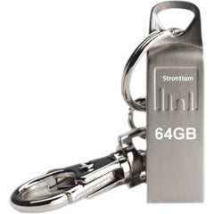 STRONTIUM TECHNOLOGY 64GB USB Flash Drive Ammo Series Silver