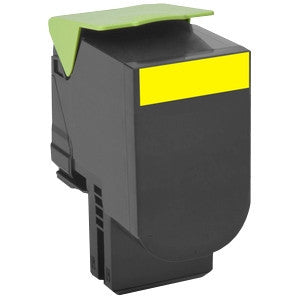 LEXMARK 808SY Yellow Standard Yield Toner Cartridge Return Program Toner Cartridge (2K) - CX310 CX410 CX510