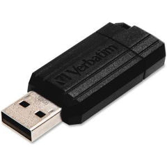 VERBATIM Store n Go Pinstripe USB Dr 128GB (Blk)