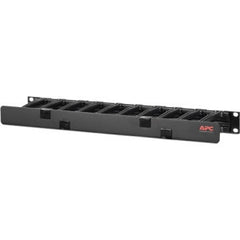 APC - SCHNEIDER Horizontal Cable Manager 1U x 4IN Deep Single-Sided with Cover