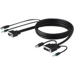 BELKIN DVI-A HD15 VGA M/M SKVM CBL 6 USB A/B