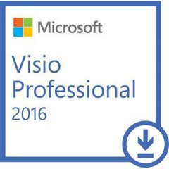 MICROSOFT VISIO PRO 2016 (ESD DOWNLOAD) - FOR WINDOWS DEVICES - ALL LANGUAGES - PRODUCT KEY ISSUED BY EMAIL