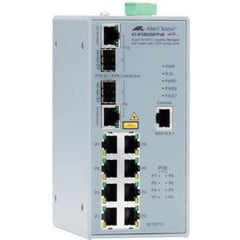 ALLIED TELESIS 8 Port Managed Standalone PoE Fast Ethernet Industrial Switch. External 48V Supply