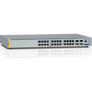 ALLIED TELESIS 24-port 10/100/1000T stackable Swt with