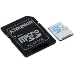 KINGSTON 64GB microSDXC UHS-I U3 90R/45W Actn crd