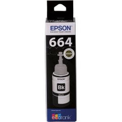 EPSON T664 Black ink bottle