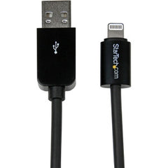 STARTECH 0.3m Black 8-pin Lightning to USB Cable
