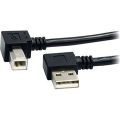 STARTECH 3 ft USB A to B Right Angle USB Cable