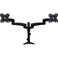 STARTECH Articulating Dual Monitor Arm - Grommet / Desk Mount with Cable Management & Height Adjust