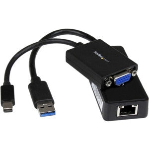 STARTECH X1 Carbon VGA GbE Ethernet Adapter Kit
