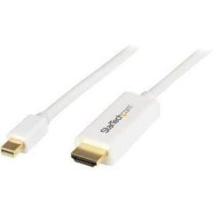 STARTECH 6 ft mDP to HDMI converter cable - White