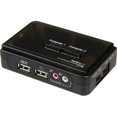 STARTECH 2 Port USB KVM Switch w/ Audio & Cables