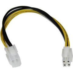 STARTECH 8in ATX12V 4 Pin P4 CPU Power Extension Cable - M/F