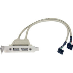 STARTECH 2 Port USB LP Slot Plate Adapter