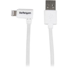STARTECH 3ft Angled Lightning to USB Cable White