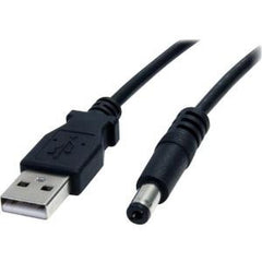 STARTECH 2m USB to 5.5mm Type M Barrel Cable