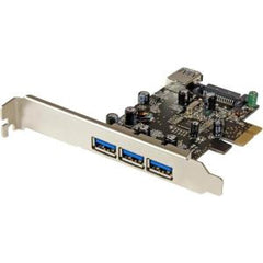 STARTECH 4 Port PCI Express USB 3.0 Card - 3 + 1