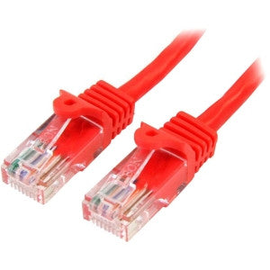 STARTECH 2m Red Snagless UTP Cat5e Patch Cable