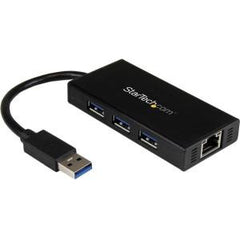 STARTECH Portable USB 3.0 Hub w/ Gigabit Ethernet