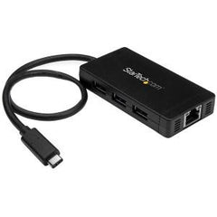STARTECH 3 Port USB 3.0 Hub with USB-C and GbE