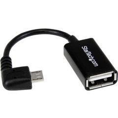 STARTECH 5in Right Angle Micro USB OTG Adapter