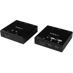 STARTECH HDMI over CAT6 Extender with 4-port USB Hub - Remote HDMI over CAT5 or CAT6 - 165 ft (50m) - 1080p - Extend video and four USB peripherals to a remote location using CAT5 or CAT6
