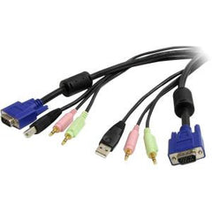STARTECH 3m 4-in-1 USB VGA KVM Cable w/ Audio