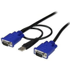 STARTECH 10 ft 2-in-1 Ultra Thin USB KVM Cable