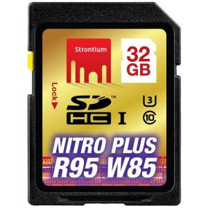 STRONTIUM TECHNOLOGY 32GB Nitro Plus SD Card