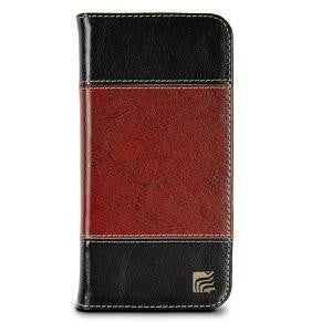 Maroo iPhone 6+ Black & Brown Leather Combo Wallet