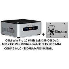 INTEL NUC MINI PC I3-7100U 4GB 120GB SSD W10P