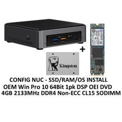 INTEL NUC MINI PC I3-7100U 4GB 120GB SSD W10P