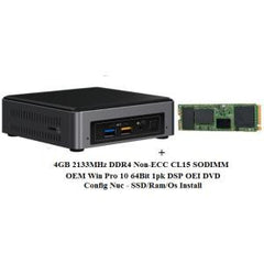 INTEL NUC SLIM MINI PC I5-7260U 4GB 120GB W10P