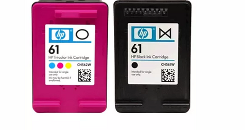 HP 61 Ink Cartridge Black + Tri-Colour Yield